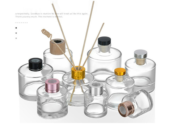 Bouteille en verre de diffuseur de parfum d'ambiance de JZPACKING avec les bâtons 50ml-200ml