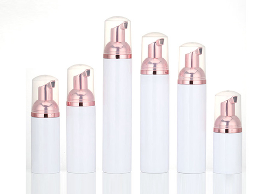 Calibre Lash Shampoo Packaging du corps 100ml de GV grand de mousse de bouteille blanche de pompe