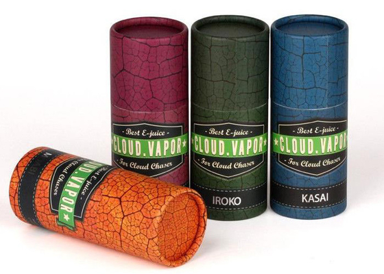 Tube cosmétique gravant en refief multicolore d'emballage de papier pour les huiles essentielles