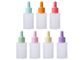 Les bouteilles compactes de 1 compte-gouttes d'once cutané des bouteilles de sécrétion avec le chapeau en plastique multicolore