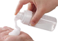 Bouteille claire blanche écumante en plastique d'aseptisant de main de distributeur de savon de GV 50ml