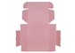 OEM CMYK imprimant le carton d'expédition cosmétique d'emballage cosmétique rose de papier